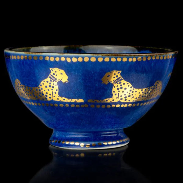 Large Blue Ceramic Bowl